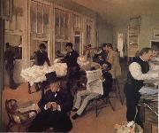 Edgar Degas Cotton trade Spain oil painting artist